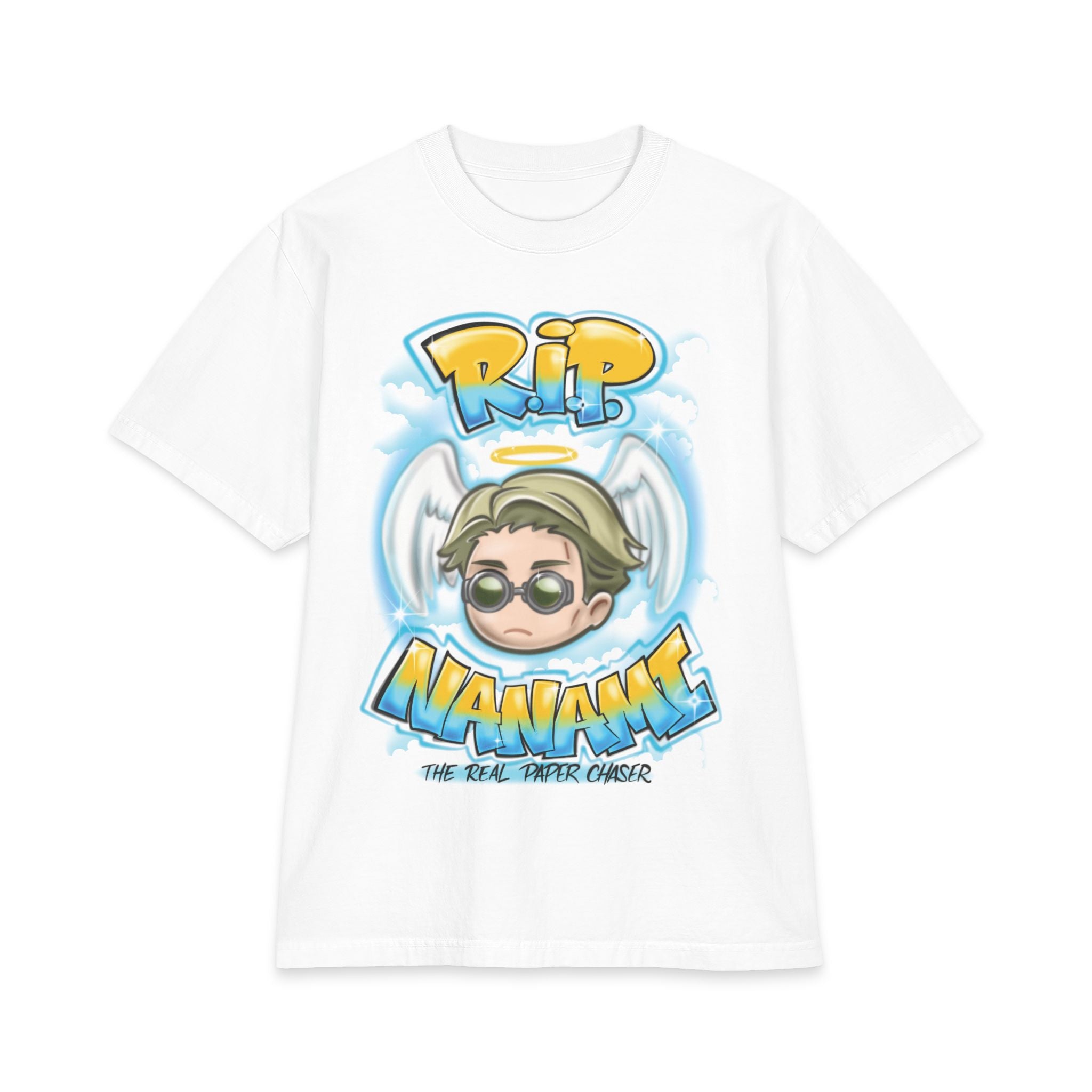 トップス nanami RIP Nanami - Airbrush Tee (Big & Tall Collection) – RabSoPetty Merch