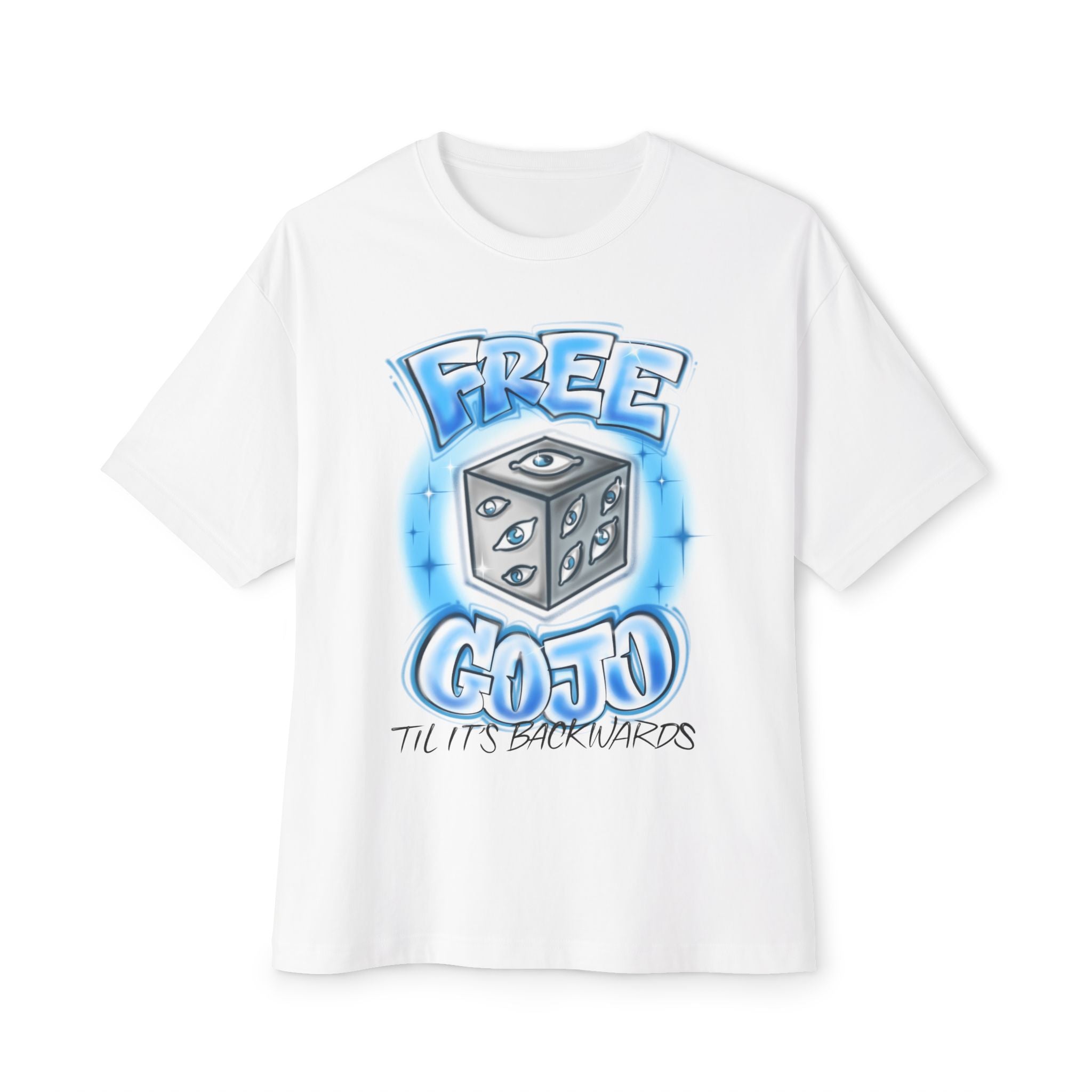 "Free Gojo” Airbrush Tee