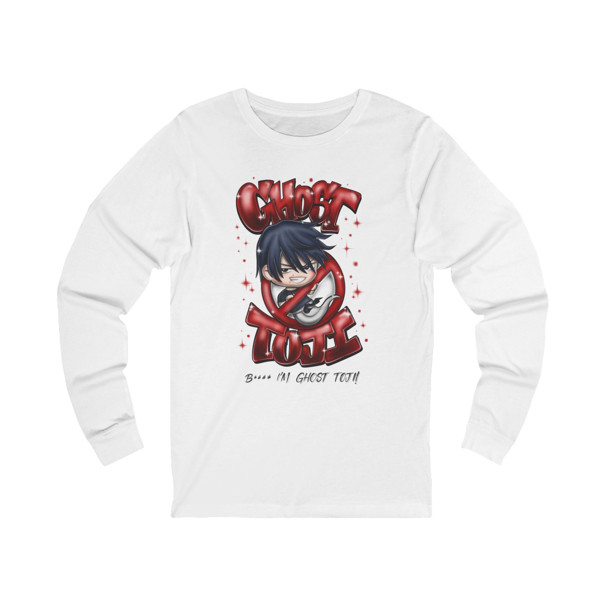 "Ghost Toji" Airbrush Long Sleeve Tee